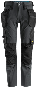 6208 Spodnie do pasa LiteWork Snickers Workwear steel grey/black