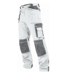 Spodnie robocze do pasa ALLROUND LINE Stalco białe