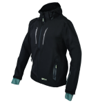 Kurtka softshell z kapturem JUST Stalco czarna