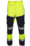 Spodnie softshell SNOW HAWK Consorte ostrzegawcze żółte