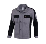 Kurtka bluza robocza PROPLUS jasnoszaro-czarna