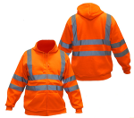 Bluza dresowa ostrzegawcza MERKURY Consorte pasy odblaskowe pomarańczowa