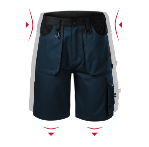 W05 Krótkie spodnie szorty WOODY Rimeck 02 granatowe
