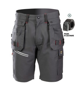 A6KS Szorty krótkie spodenki SEVEN KINGS PRO Polstar grafit
