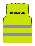 Kamizelka ostrzegawcza z nadrukiem HYDRAULIK żółta