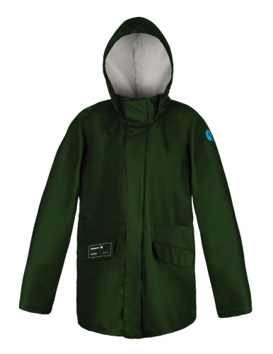 Kurtka wodoochronna AQUAPROS 4083 zielona przód Mistral BHP