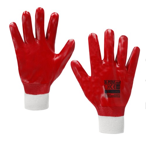 Procera Rękawice ochronne powlekane PCV X-POVI RED Mistral BHP.jpg