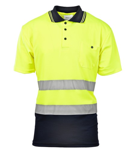 Polstar AFKP Koszulka polo ostrzegawcza BRIXTON FLASH żółta Mistral BHP 1.jpg