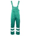 OSOG Spodnie robocze ogrodniczki ocieplane BRIXTON SNOW Polstar pasy odblaskowe zielone Mistral BHP 1.jpg