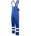 OSOG Spodnie robocze ogrodniczki ocieplane BRIXTON SNOW Polstar pasy odblaskowe niebieskie Mistral BHP 3.jpg