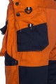 Consorte Spodnie ogrodniczki MARS z pasami odblaskowymi pomarańczowe Mistral BHP 4.jpg