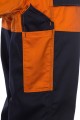 Consorte Spodnie ogrodniczki MARS z pasami odblaskowymi pomarańczowe Mistral BHP 5.jpg