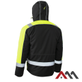 ArtMas Kurtka ocieplana CLASSWORK black yellow Mistral BHP tył.png