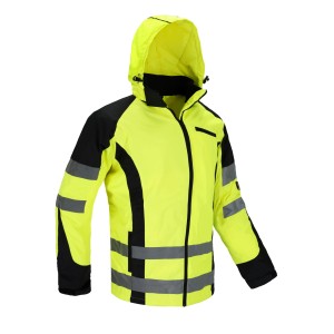 Kurtka ocieplana z kapturem SNIPER żółta Procera