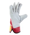 Polstar RHR2 Rękawice wzmacniane dwoiną bydlęcą HADDOCK G1 4233X czerwone Mistral BHP 3.jpg