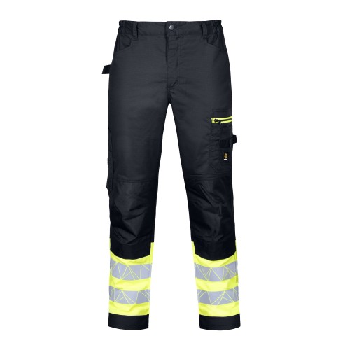 Procera Spodnie do pasa MEGAWORK RIP STOP STRETCH BLACK przód Mistral BHP.jpg