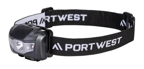 Portwest PA71 Latarka czołowa ładowana przez USB czarna Mistral BHP.jpg