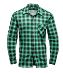 AI15 Koszula flanelowa BONO zielona w kratę Polstar
