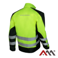 ArtMas Kurtka ochronna FLASH YELLOW tył Mistral BHP.png