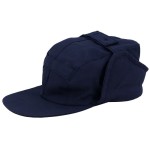 Ocieplana czapka uszanka antyelektrostatyczna ESD PANTHER GRZMOT BASIC G granatowa