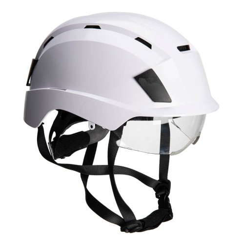 Portwest PS80 Kask ze zintegrowaną wizjerką biały Mistral BHP 1.jpg