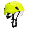 Portwest PS80 Kask ze zintegrowaną wizjerką żółty Mistral BHP 1.jpg