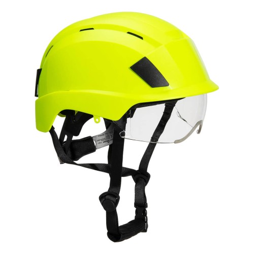 Portwest PS80 Kask ze zintegrowaną wizjerką żółty Mistral BHP 1.jpg