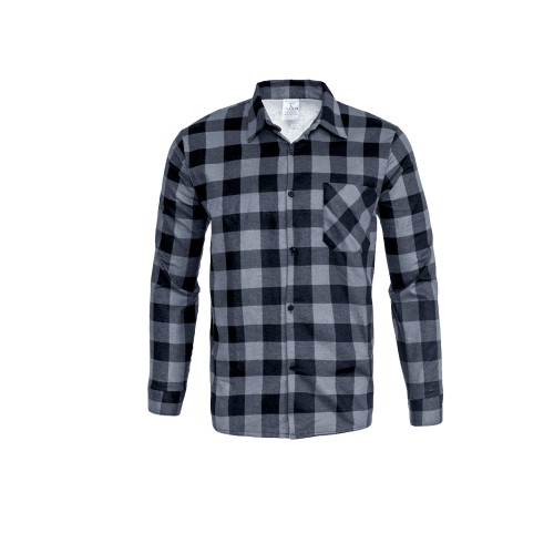 Procera Koszula flanelowa w kratę szara Mistral BHP 1.jpg
