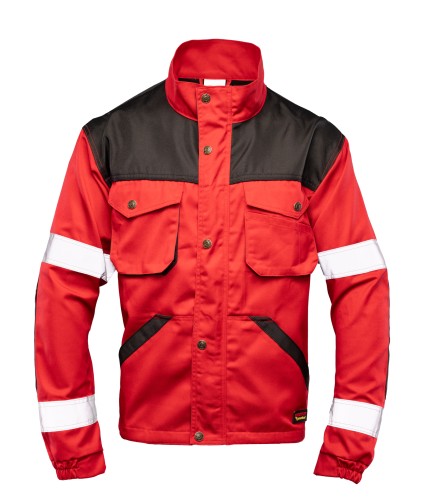 Polstar BRIXTON PRACTICAL BLUZA CZERWIEŃ ODBLASK Mistral BHP 1.jpg