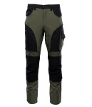 AISP Spodnie robocze do pasa SEVEN KINGS TRAIL LIGHT Polstar trekkingowe zieleń