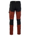 AISP Spodnie robocze do pasa SEVEN KINGS TRAIL Polstar trekkingowe mahoń-czarny Mistral BHP 4.jpg