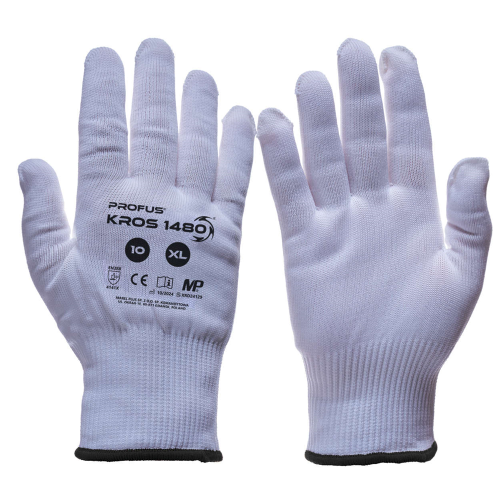 Marel Plus Rękawice ochronne dziane KROS 1480 bezszwowe Mistral BHP
