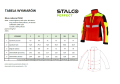 Stalco Bluza robocza antyprzecięciowa PILAR czerwona Mistral BHP tabela rozmiarów