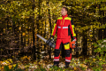 Stalco Spodnie robocze antyprzecięciowe PILAR czerwone Mistral BHP 9.jpg