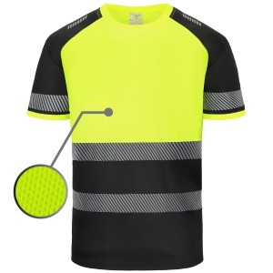 Koszulka ostrzegawcza t-shirt T-SHIRT VISTI YELLOW żółta Procera
