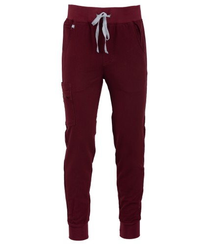 Polstar MP03 Męskie spodnie medyczne do pasa Mynts Jogger Pants Men MMP003 burgundy Mistral BHP 1.jpg
