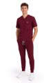 Polstar MP03 Męskie spodnie medyczne do pasa Mynts Jogger Pants Men MMP003 burgundy Mistral BHP 2.jpg