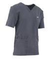 Polstar MT03 Męska bluza medyczna V-Neck Pocket Genius ScrubTop MMT003 moonstone gray szara Mistral BHP 4.jpg