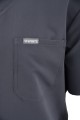 Polstar MT03 Męska bluza medyczna V-Neck Pocket Genius ScrubTop MMT003 moonstone gray szara Mistral BHP 7.jpg
