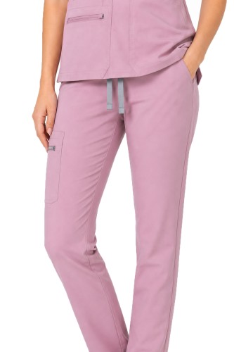 Polstar MP02 Damskie spodnie medyczne do pasa Straight Leg Pants Women WMP002 Rose Water Mistral BHP 1.jpg