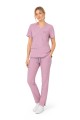 Polstar MP02 Damskie spodnie medyczne do pasa Straight Leg Pants Women WMP002 Rose Water Mistral BHP 3.jpg