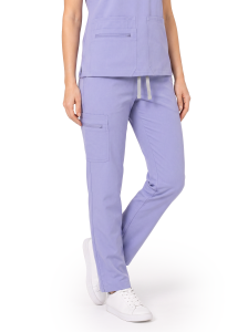MP02 Damskie spodnie medyczne do pasa MYNTS Straight Leg Pants Women WMP002 Lavender Polstar