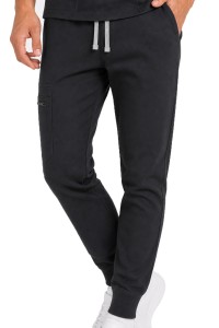 MP03 Męskie spodnie medyczne do pasa Mynts Jogger Pants Men MMP003 black czarne Polstar