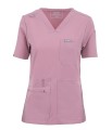 Polstar MT01 Damska bluza medyczna MYNTS V-Neck Pocket Genius Scrub Top Women WMT001 Rose Water Mistral BHP 2.jpg