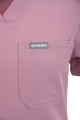 Polstar MT01 Damska bluza medyczna MYNTS V-Neck Pocket Genius Scrub Top Women WMT001 Rose Water Mistral BHP 14.jpg