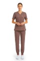 Polstar MT01 Damska bluza medyczna MYNTS V-Neck Pocket Genius Scrub Top Women WMT001 Sahara Mokka Mistral BHP 3.jpg