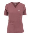 Polstar MT01 Damska bluza medyczna MYNTS V-Neck Pocket Genius Scrub Top Women WMT001 Terra Rose Mistral BHP 2.jpg