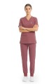 Polstar MT01 Damska bluza medyczna MYNTS V-Neck Pocket Genius Scrub Top Women WMT001 Terra Rose Mistral BHP 3.jpg