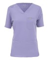 Polstar MT02 Damska bluza medyczna MYNTS V-Neck Two Pockets Scrub Top Women WMT002 Lavender Mistral BHP 2.jpg