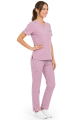 Polstar MT02 Damska bluza medyczna MYNTS V-Neck Two Pockets Scrub Top Women WMT002 Rose Water Mistral BHP 3.png